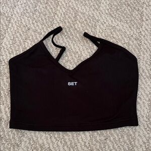 SET Active Black Sports Bra